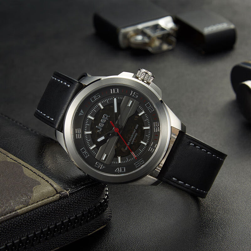 Jeep Grand Cherokee Watch Men's Automatic Mechanical Watch Sports Fashion Waterproof Large Dial Business Watch JPG920 Gift for boyfriend